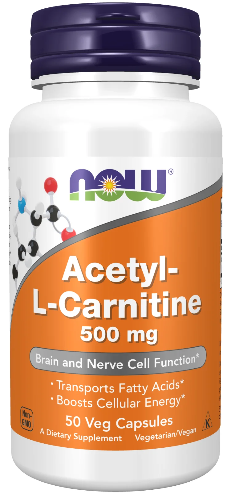 NOW Foods Acetyl-L-Carnitine - 500mg