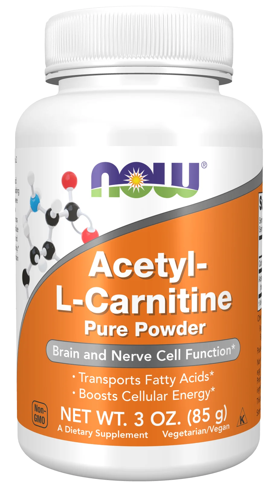 NOW Foods Acetyl-L-Carnitine - Pure Powder