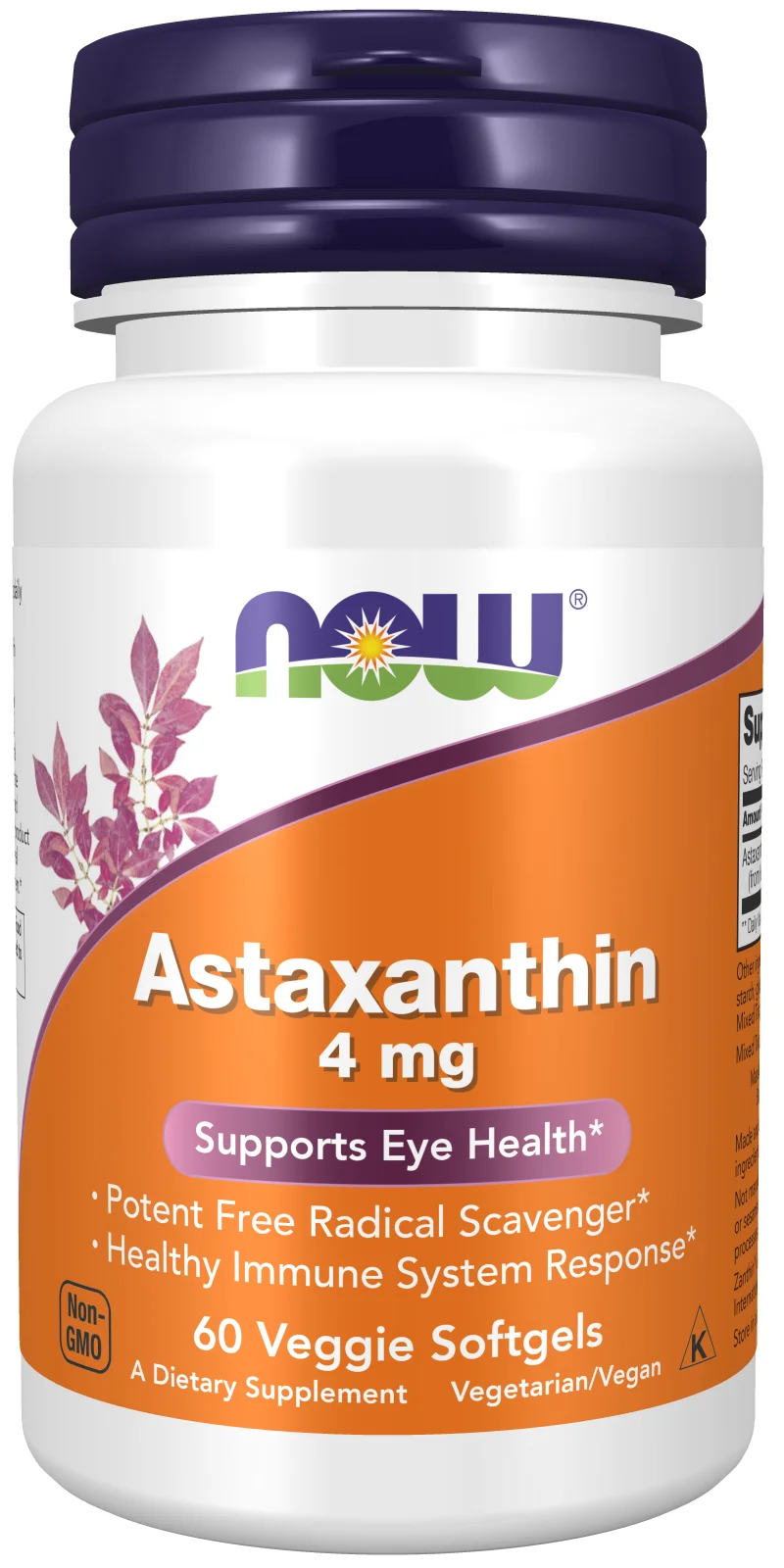 NOW Foods Astaxanthin, 4mg