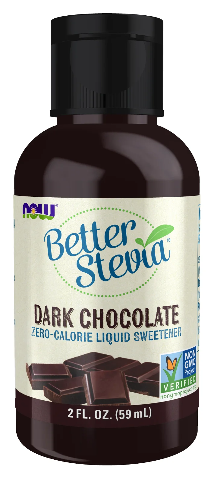 NOW Foods Better Stevia Liquid - Dark Chocolate