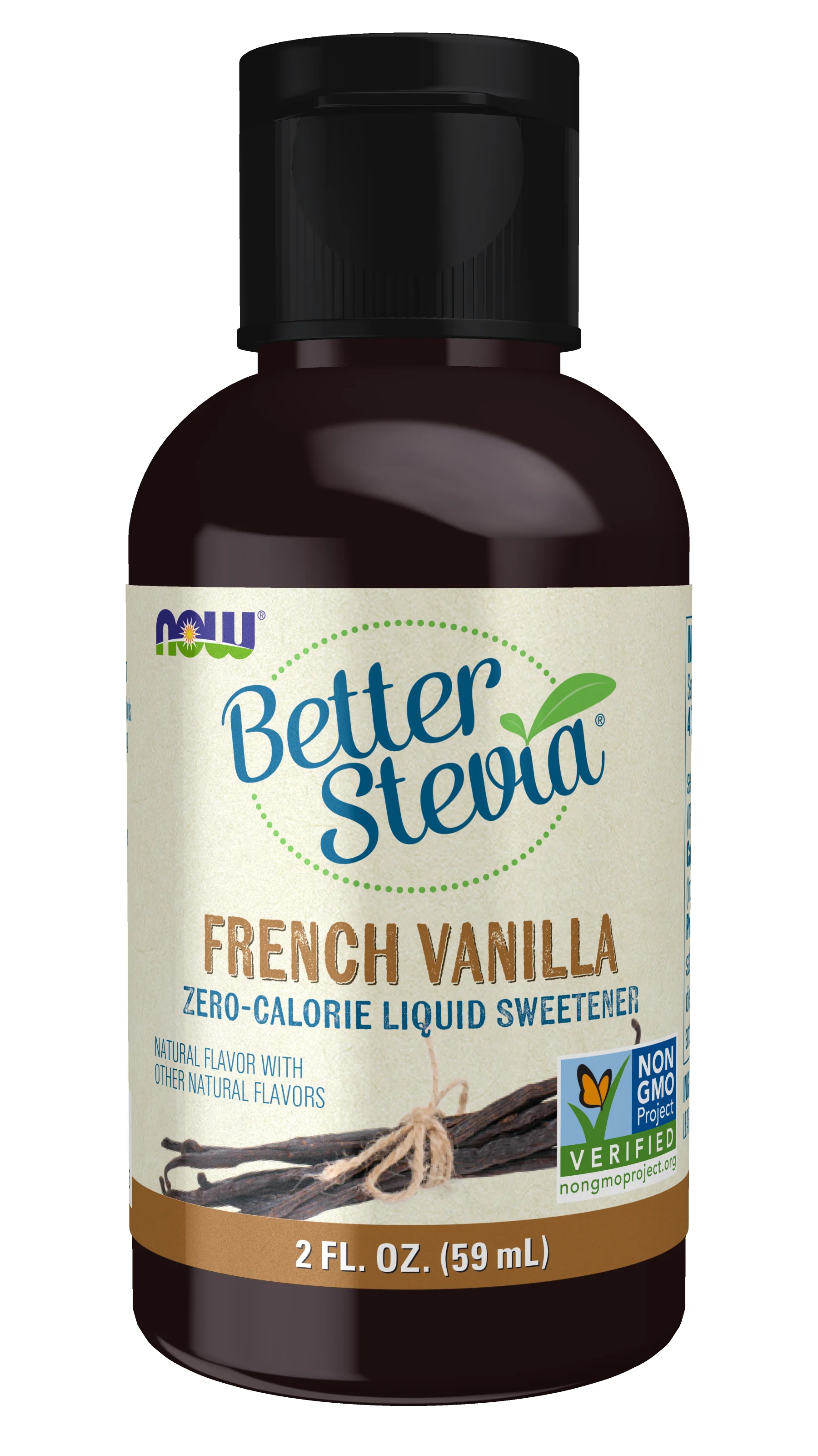 NOW Foods Better Stevia Liquid - French Vanilla