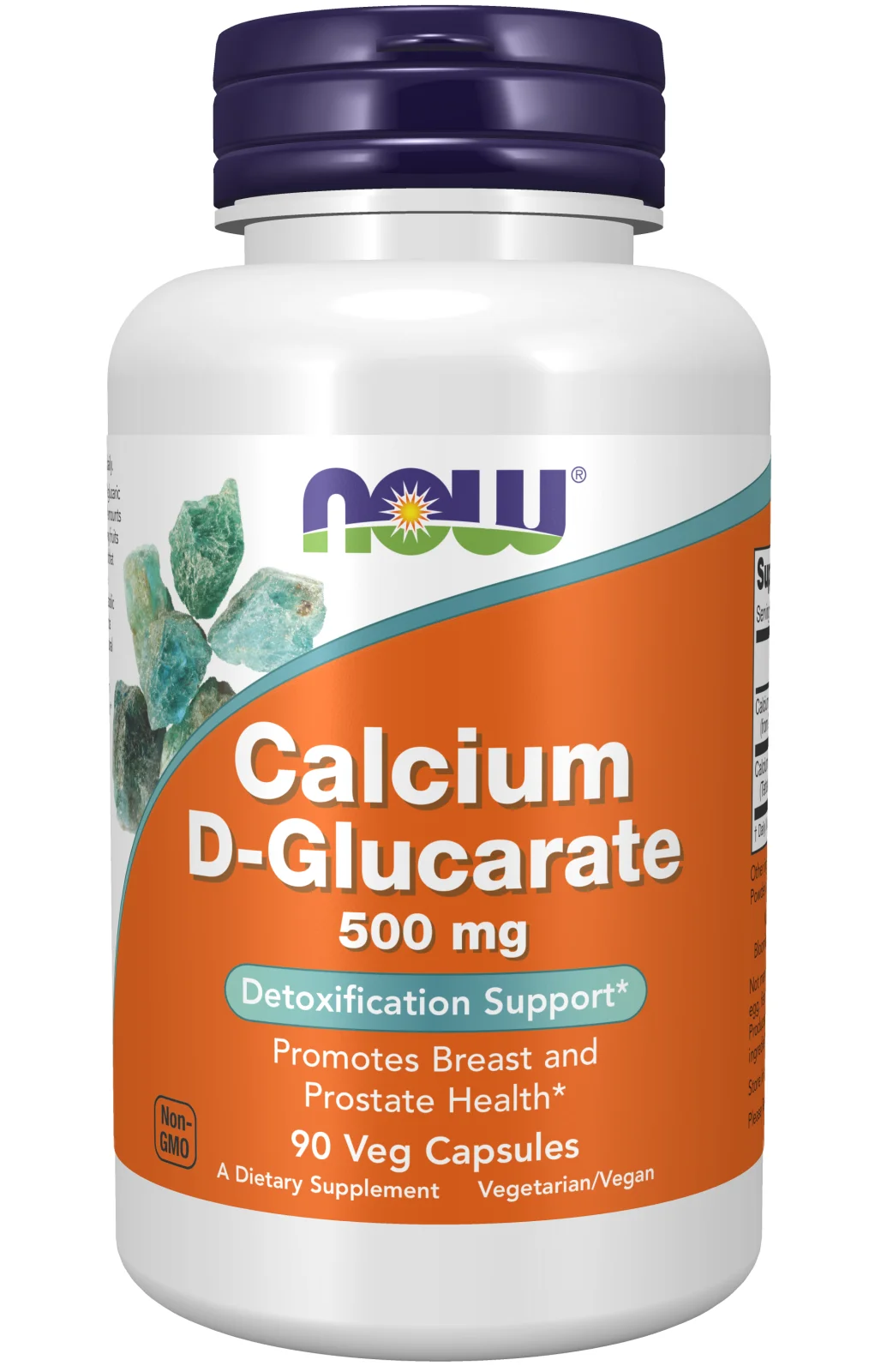 NOW Foods Calcium D-Glucarate, 500mg