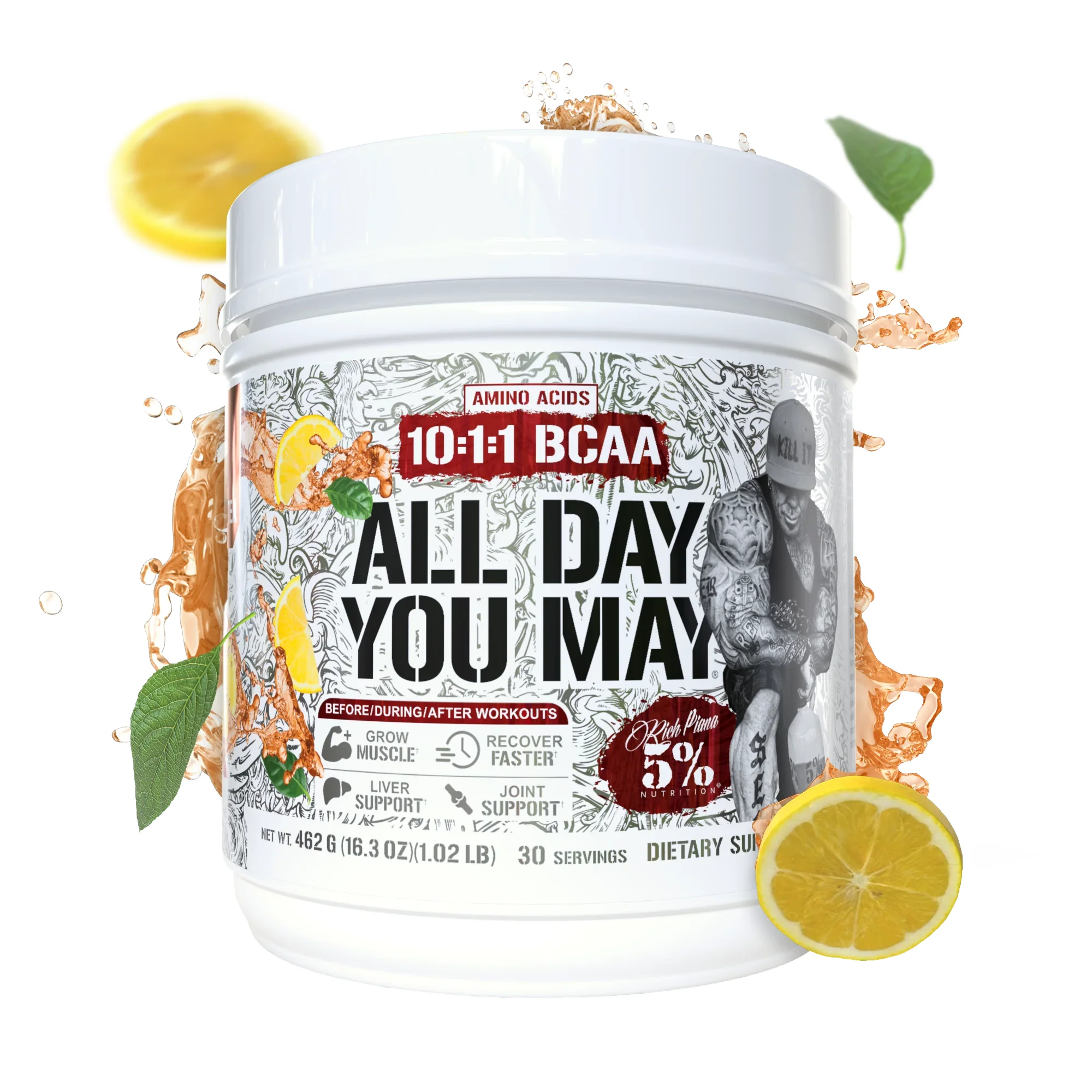 5% Nutrition AllDayYouMay - Legendary Series, Peach Tea