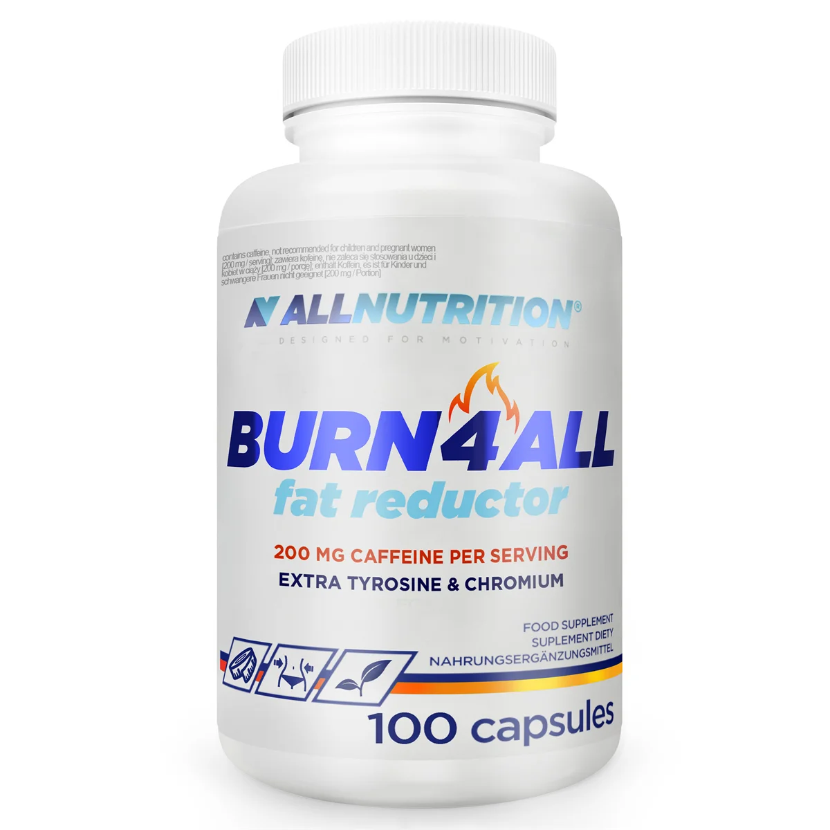 Allnutrition Burn4ALL, 200mg Caffeine