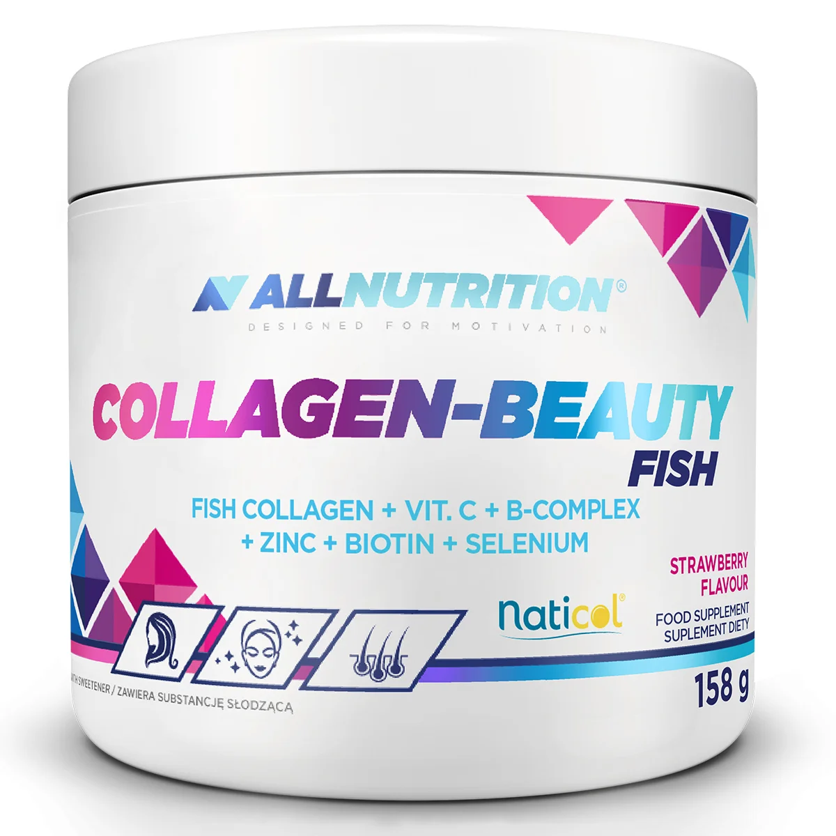 Allnutrition Collagen-Beauty Fish, Strawberry