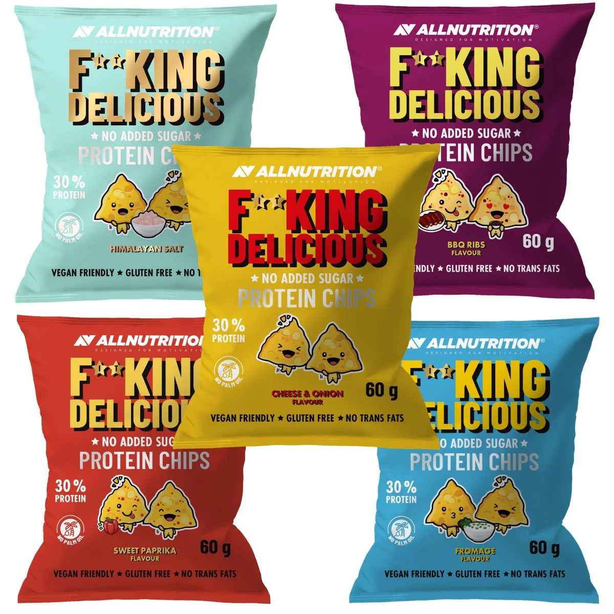 Allnutrition Fitking Delicious Protein Chips