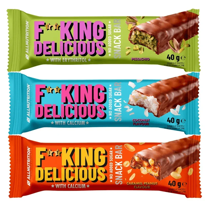Allnutrition Fitking Delicious Snack Bar - Caramel Peanut