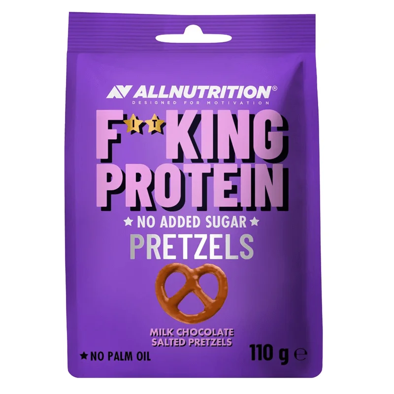 Allnutrition Fitking Protein Pretzels, Milk Chocolate Salted