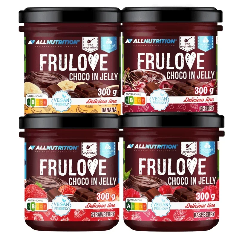 Allnutrition Frulove Choco In Jelly - Strawberry
