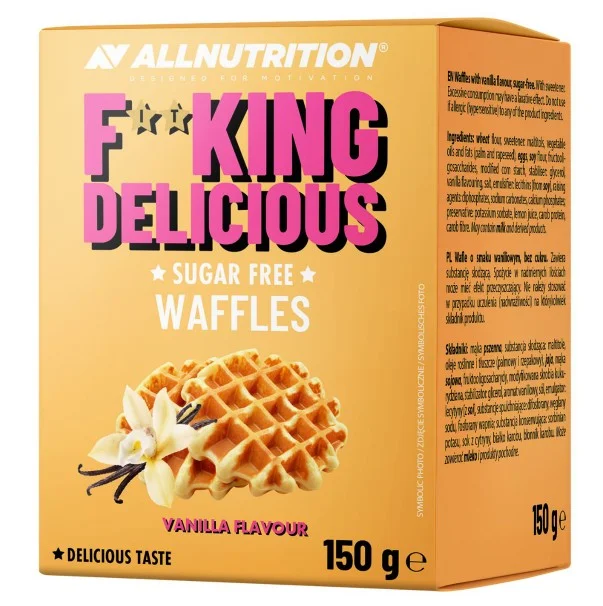 Allnutrition Fitking Delicious Waffles - Vanilla Flavour