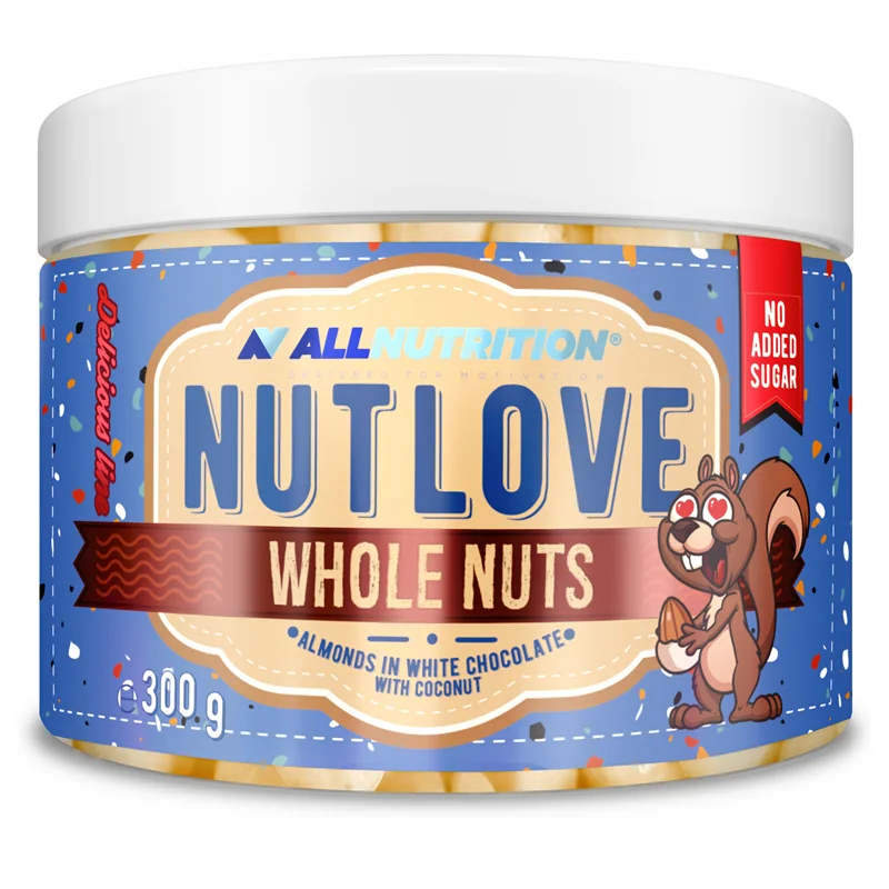Allnutrition Nutlove Whole Nuts - Almonds in White Chocolate & Coconut