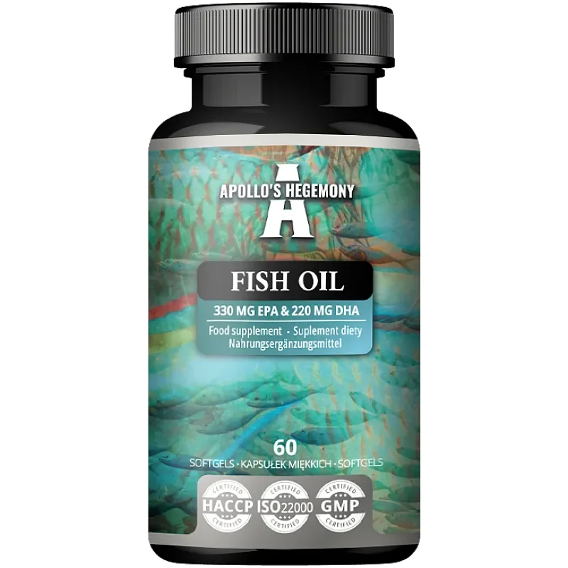 Apollo's Hegemony Fish Oil, 330mg EPA & 220mg DHA