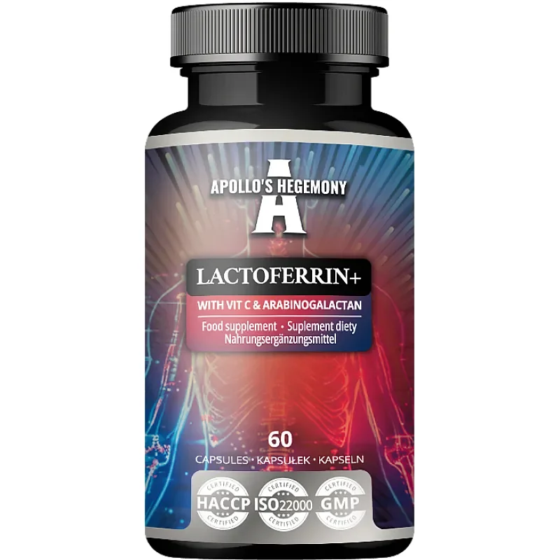 Apollo's Hegemony Lactoferrin+ with Vit C & Arabinogalactan