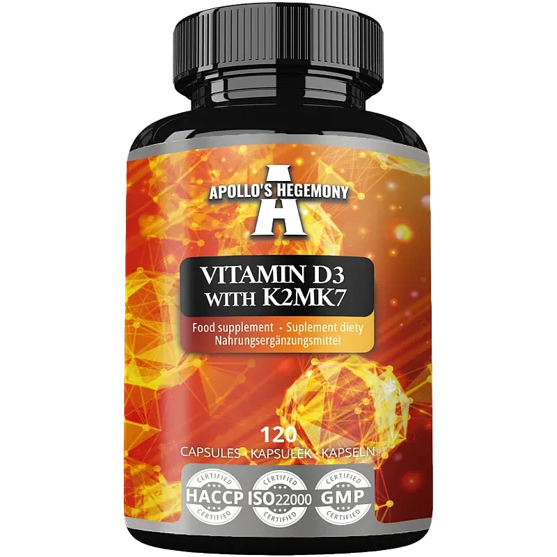 Apollo's Hegemony Vitamin D3 with K2 MK7