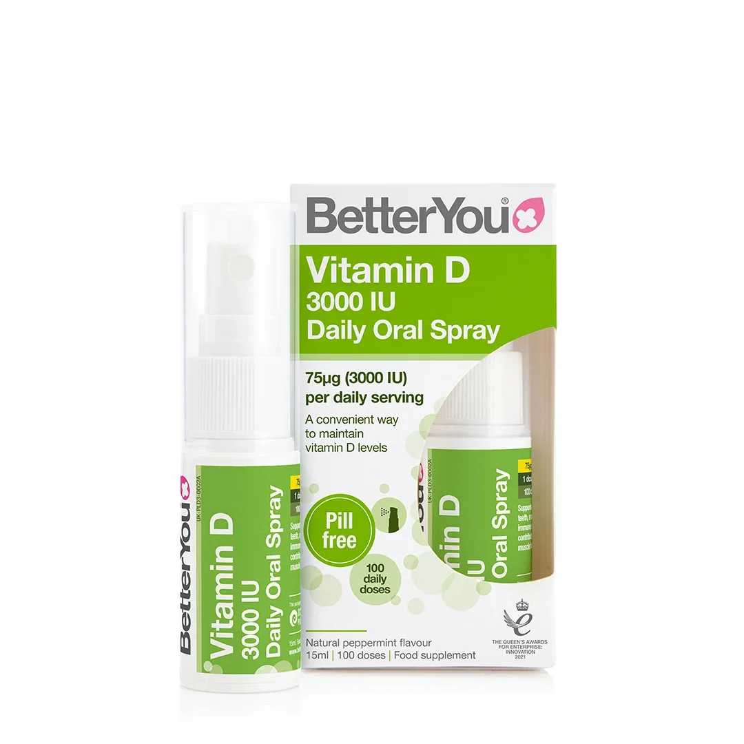 BetterYou Vitamin D, 3000 IU Daily Oral Spray