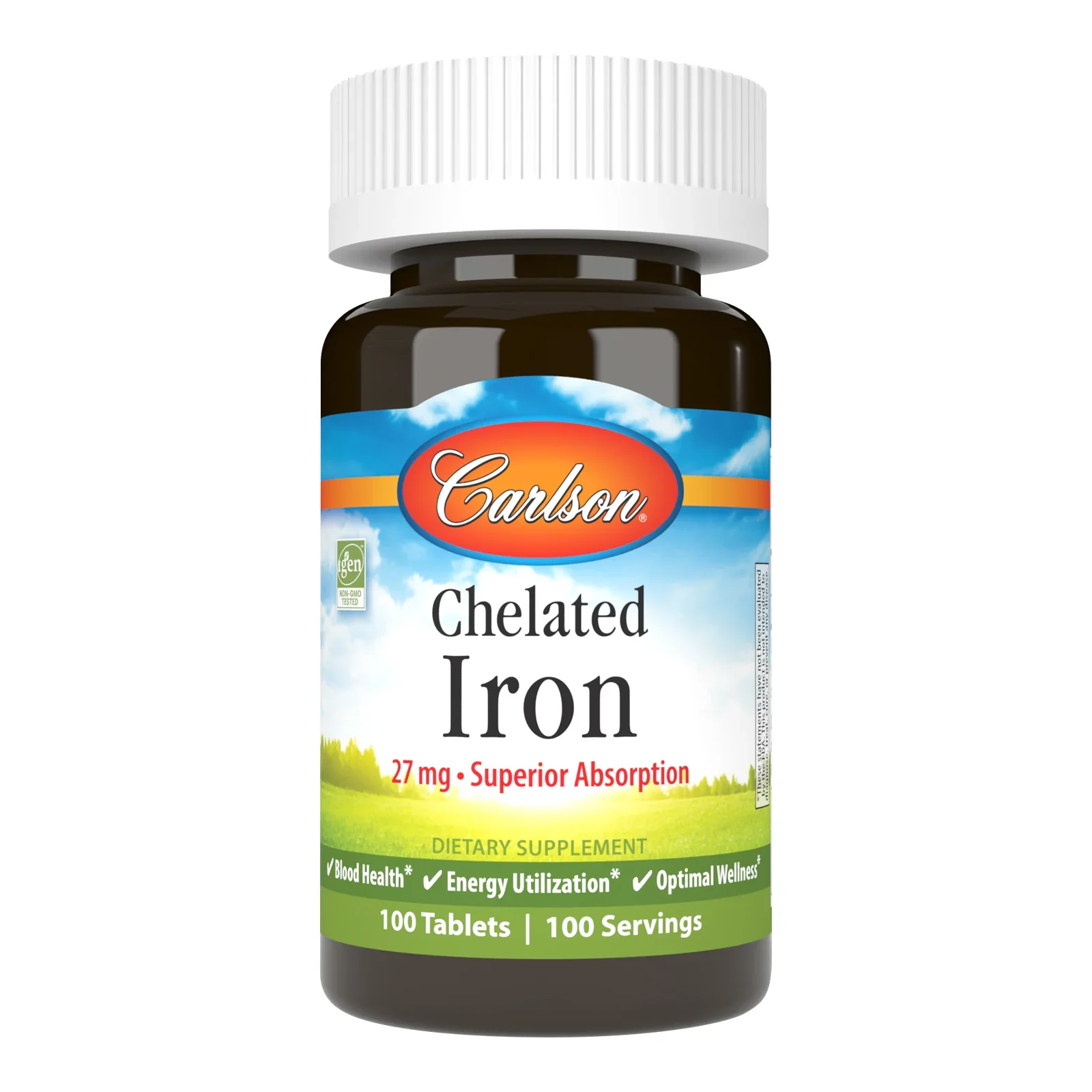 Carlson Labs Chelated Iron, 27mg
