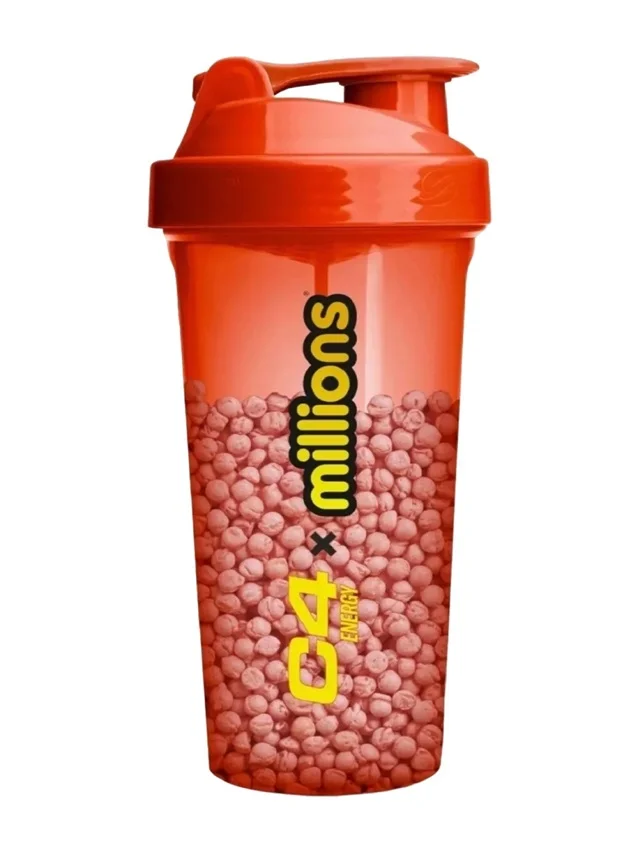 Cellucor C4 Energy x Millions Strawberry Shaker, Red