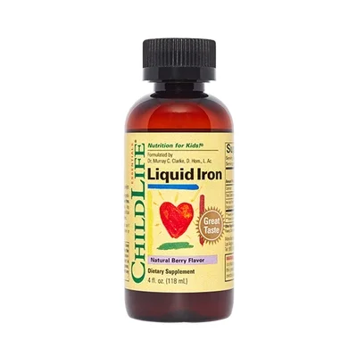 Child Life Liquid Iron, Natural Berry