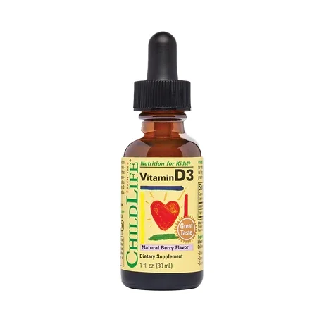 Child Life Vitamin D3, Natural Berry