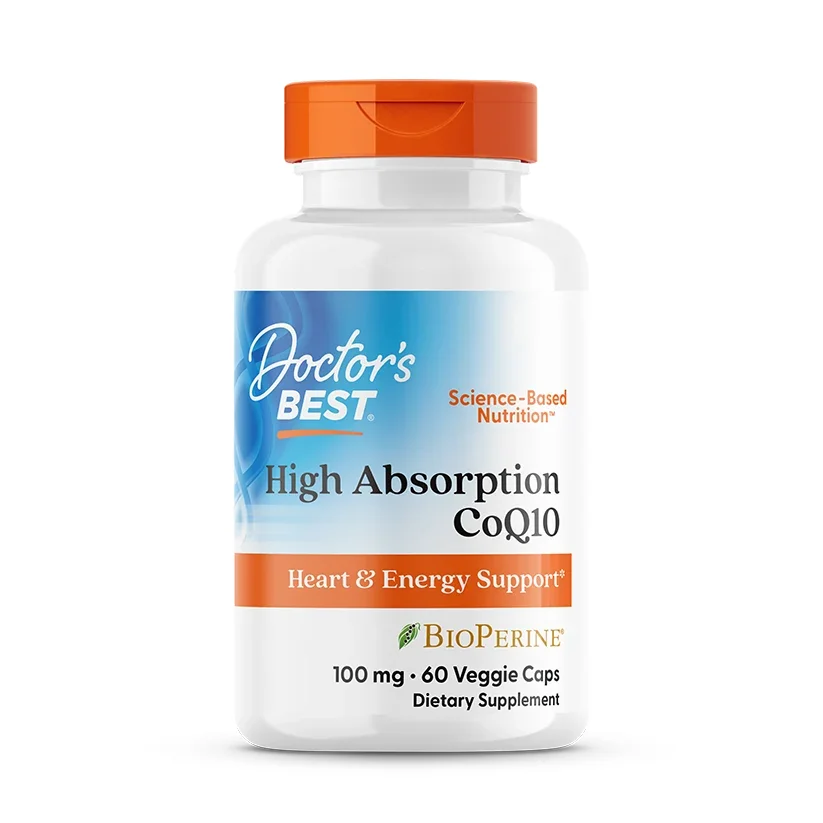 Doctor's Best High Absorption CoQ10 with BioPerine - 100mg