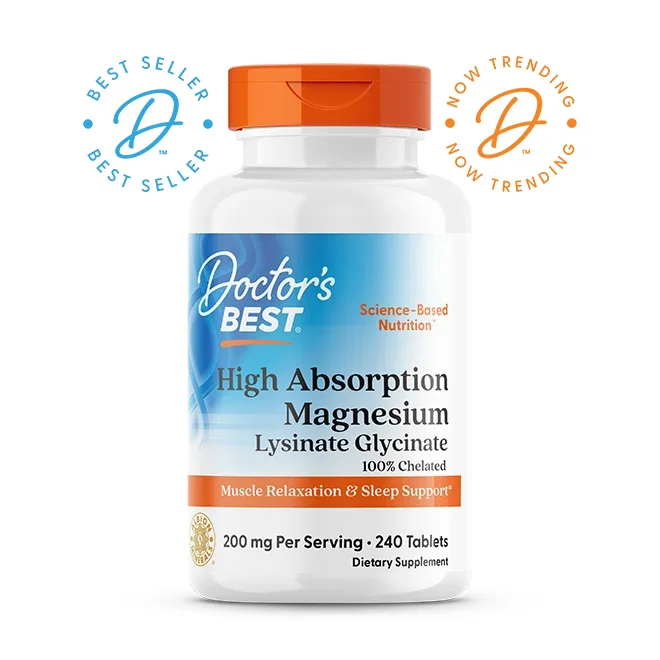 Doctor's Best High Absorption Magnesium - 200mg