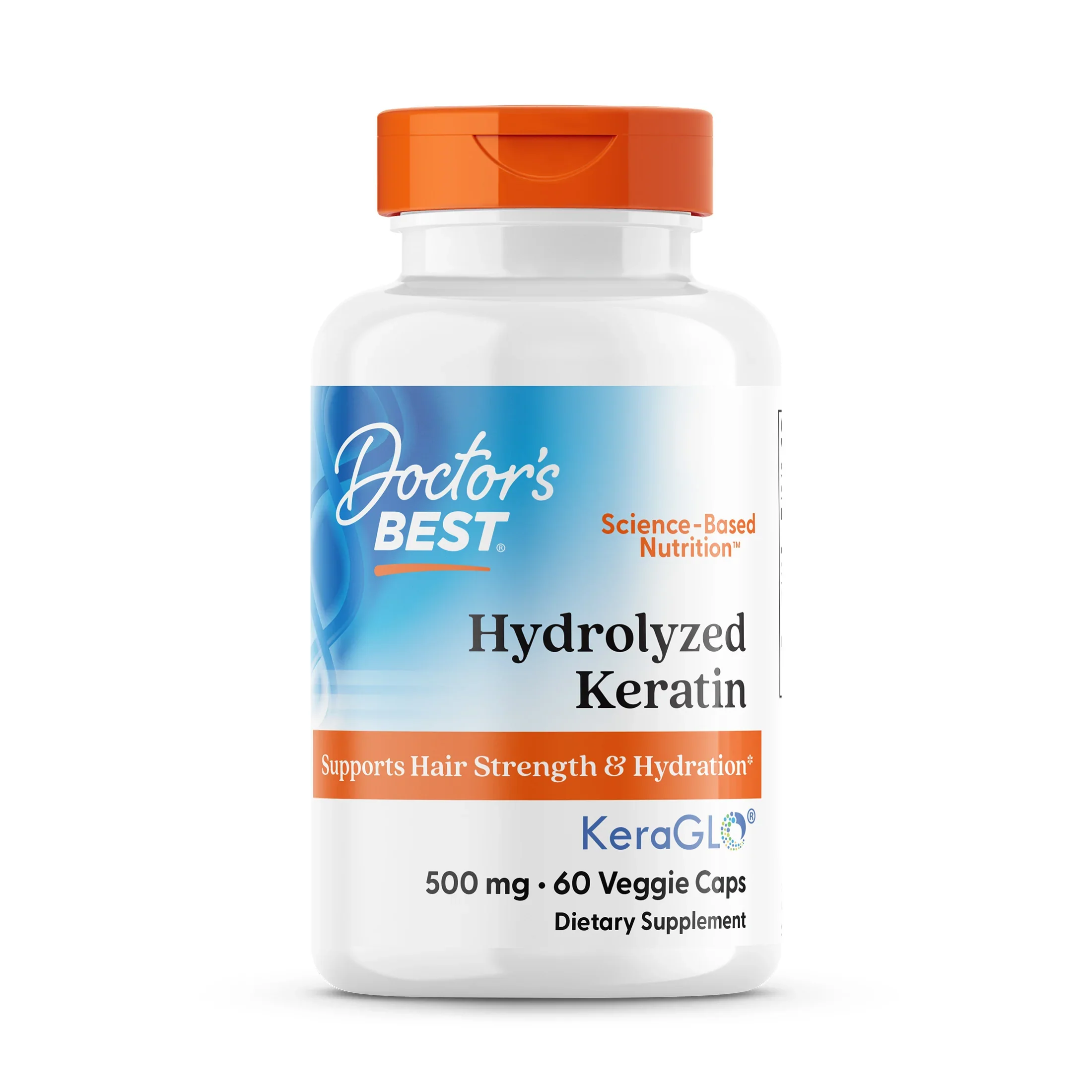 Doctor's Best Hydrolyzed Keratin, 500mg