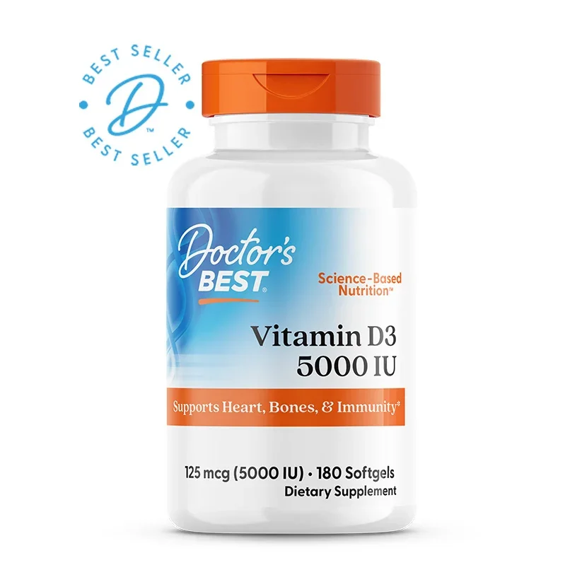 Doctor's Best Vitamin D3 - 5000 IU