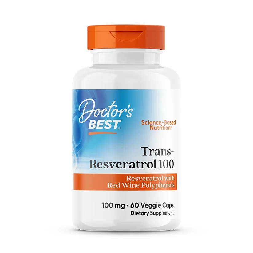 Doctor's Best Trans-Resveratrol 100, 100mg