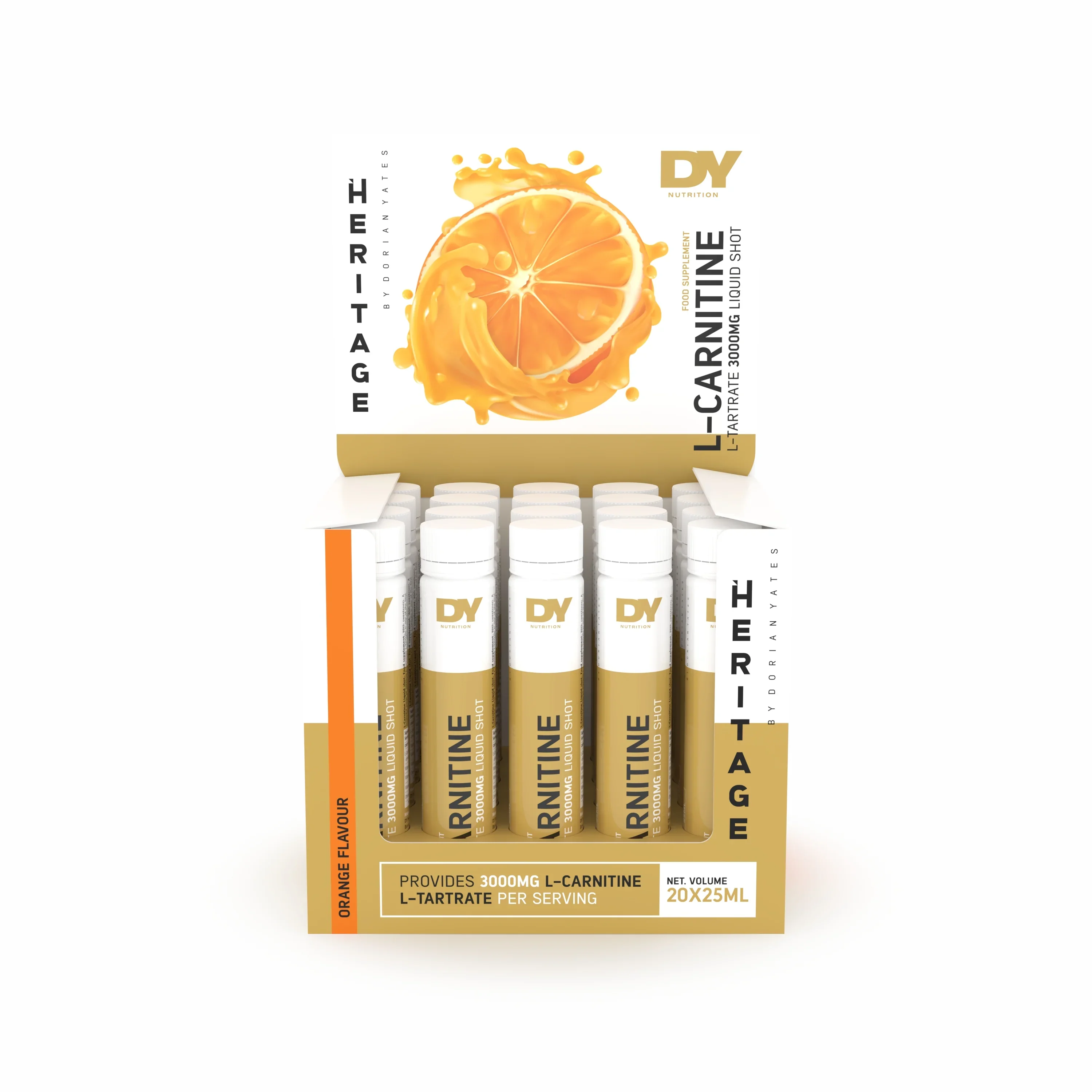 Dorian Yates L-Carnitine Liquid Shot, Peach