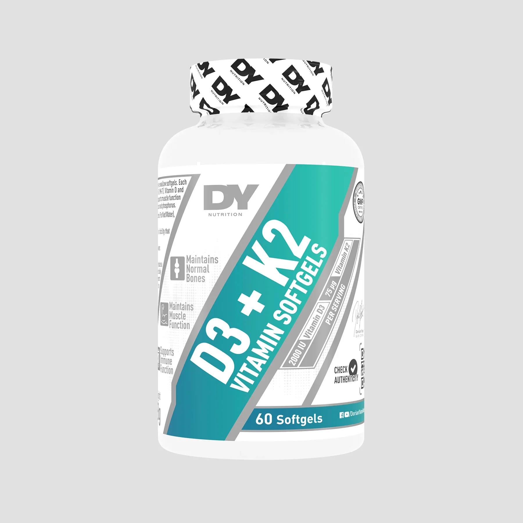 Dorian Yates Vitamin D3+K2