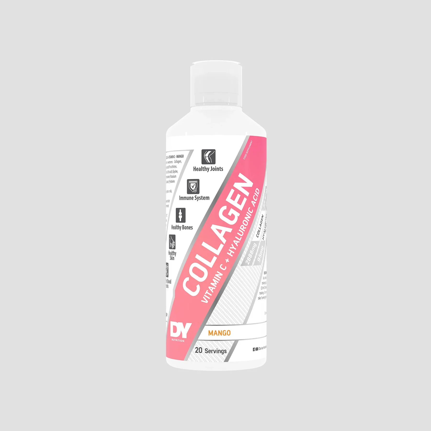Dorian Yates Liquid Collagen + Vitamin C + Hyaluronic acid