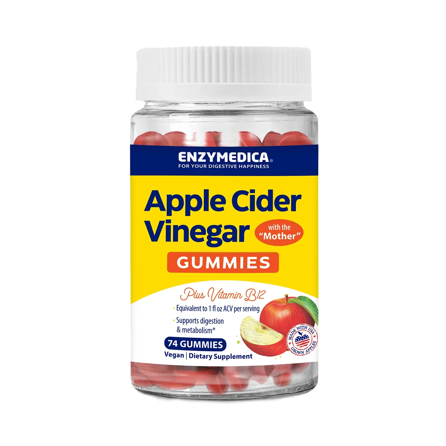 Enzymedica Apple Cider Vinegar Gummies