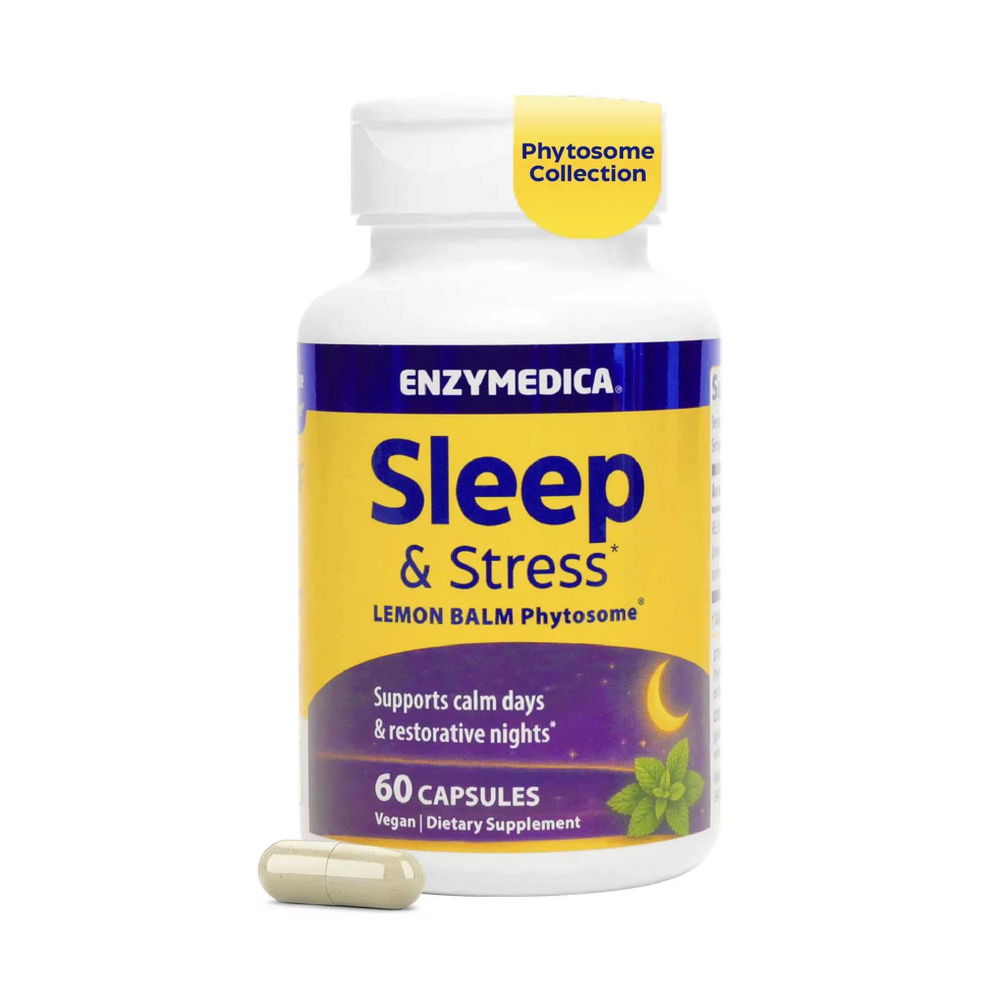 Enzymedica Sleep & Stress Lemon Balm Phytosome
