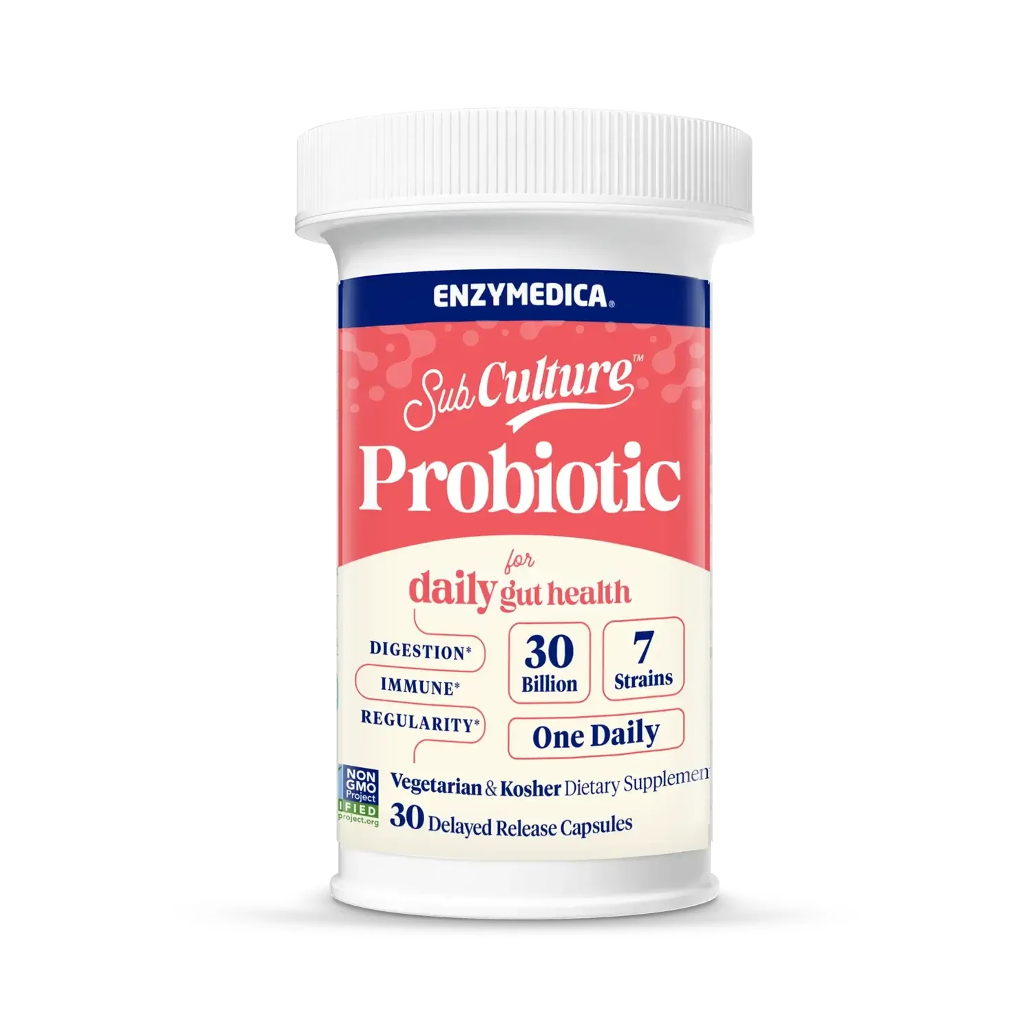 Enzymedica SubCulture Probiotic for Daily Gut Healt