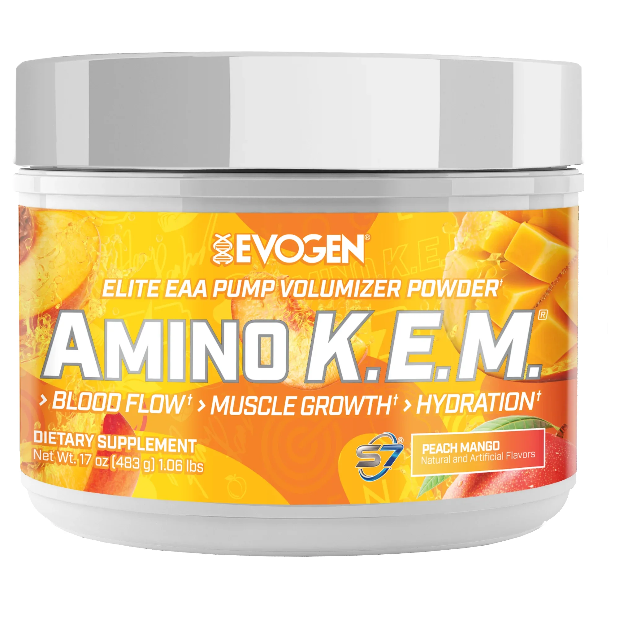 Evogen Amino K.E.M. EAA, Peach Mango