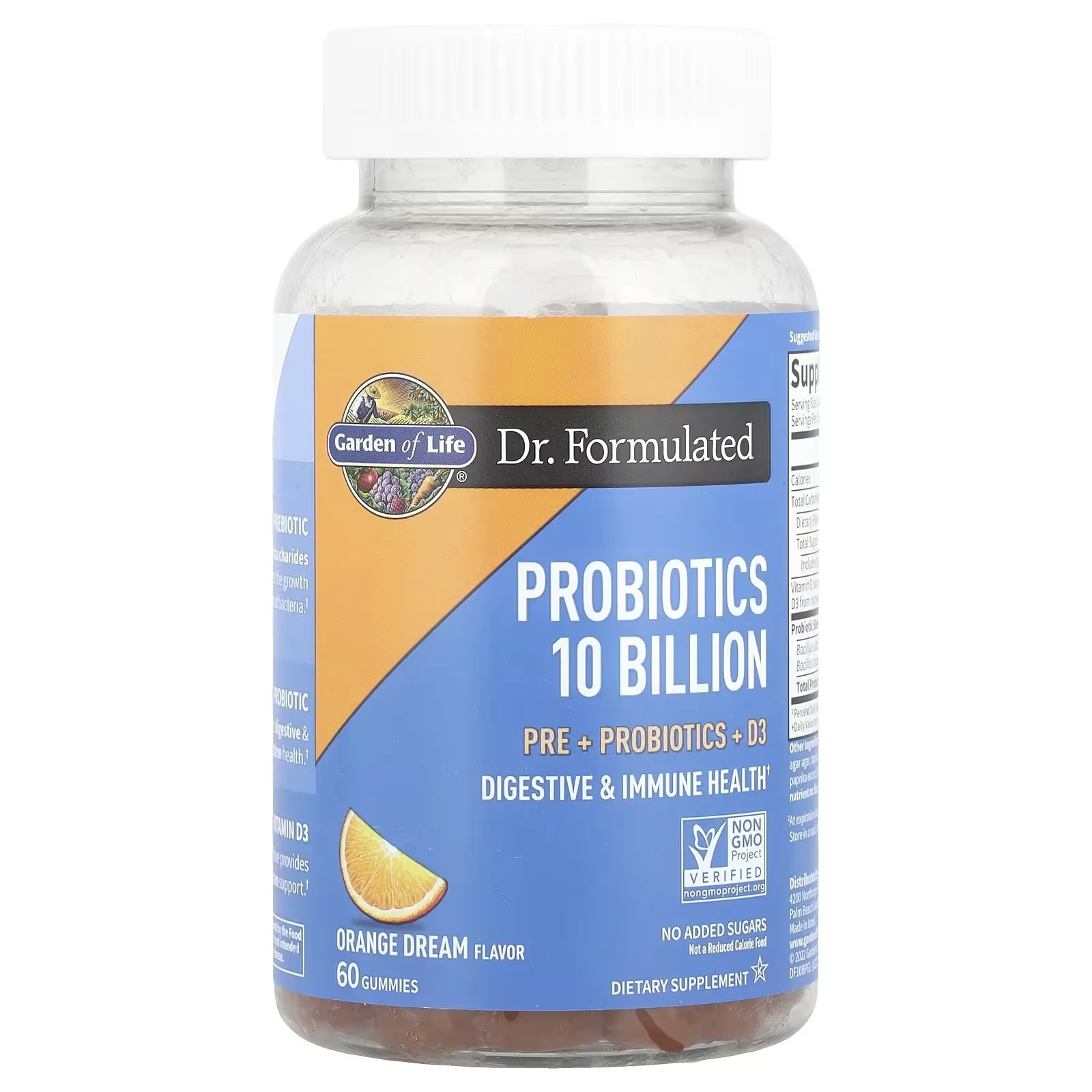 Garden of Life Dr. Formulated Probiotics 10 Billion, Orange Dream