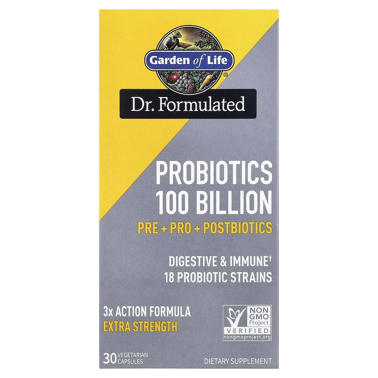 Garden of Life Dr. Formulated Probiotics 100 Billion