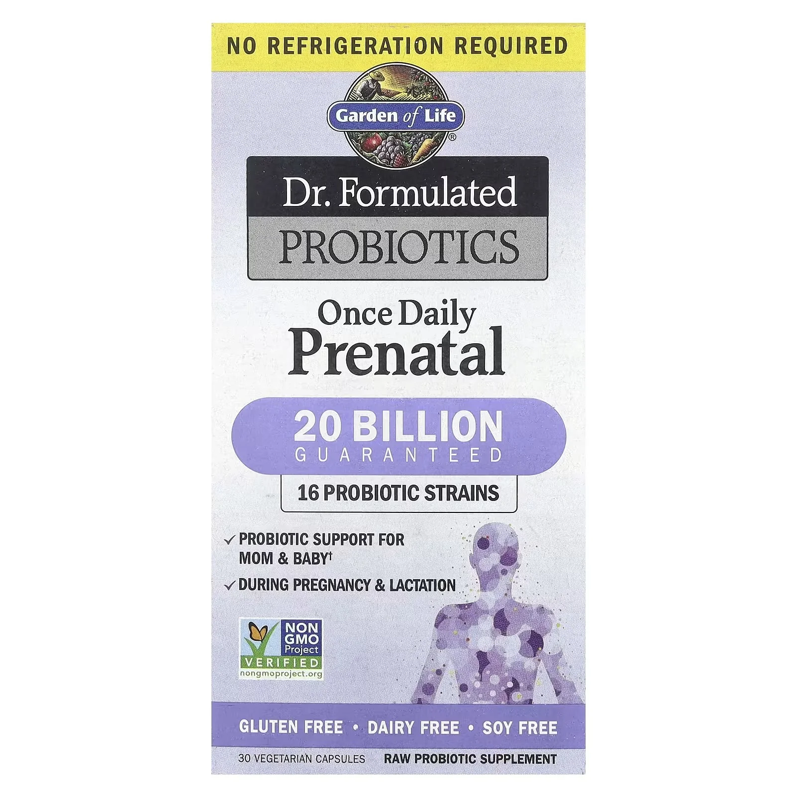 Garden of Life Dr. Formulated Probiotics Once Daily Prenatal