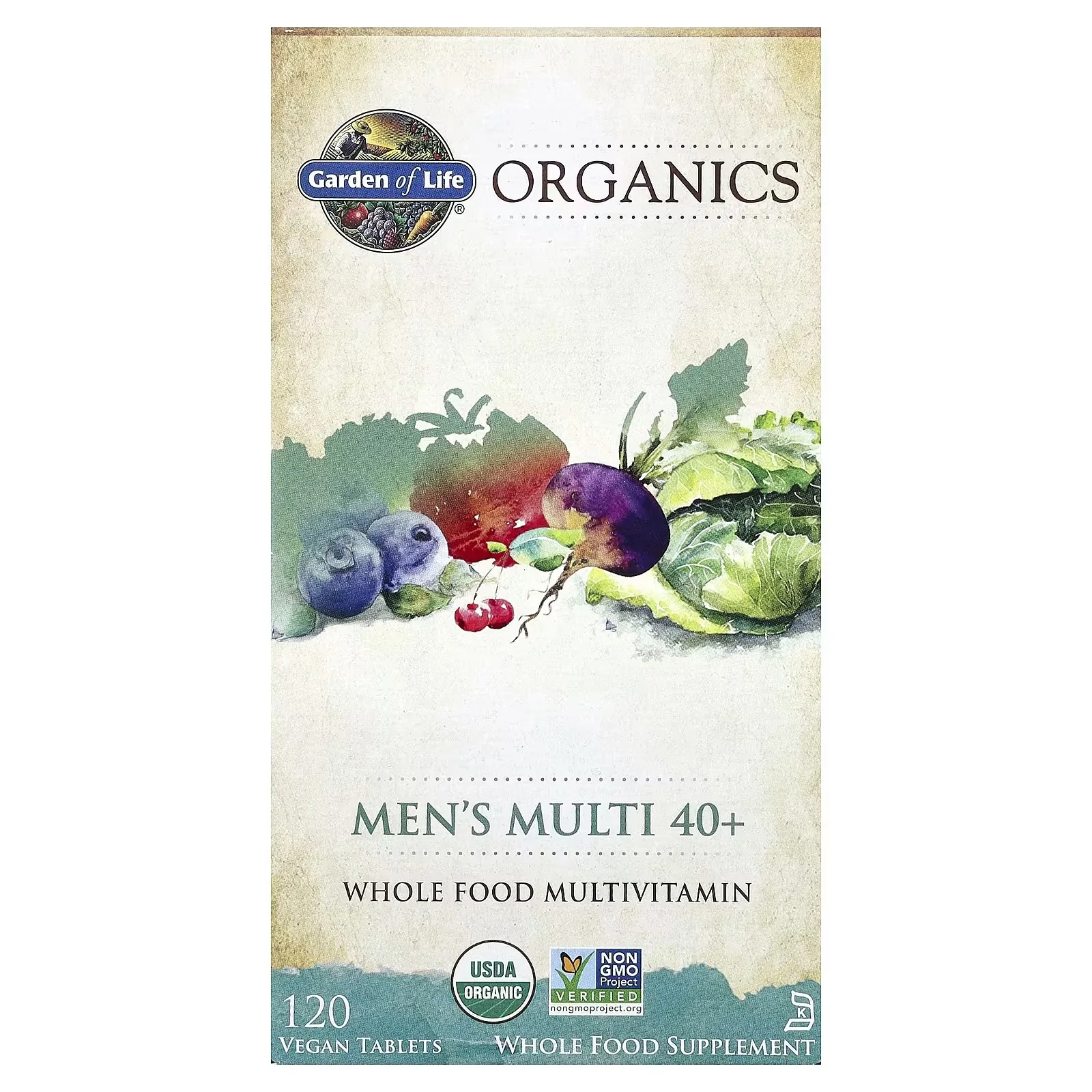 Garden of Life Mykind Men's Multi 40+