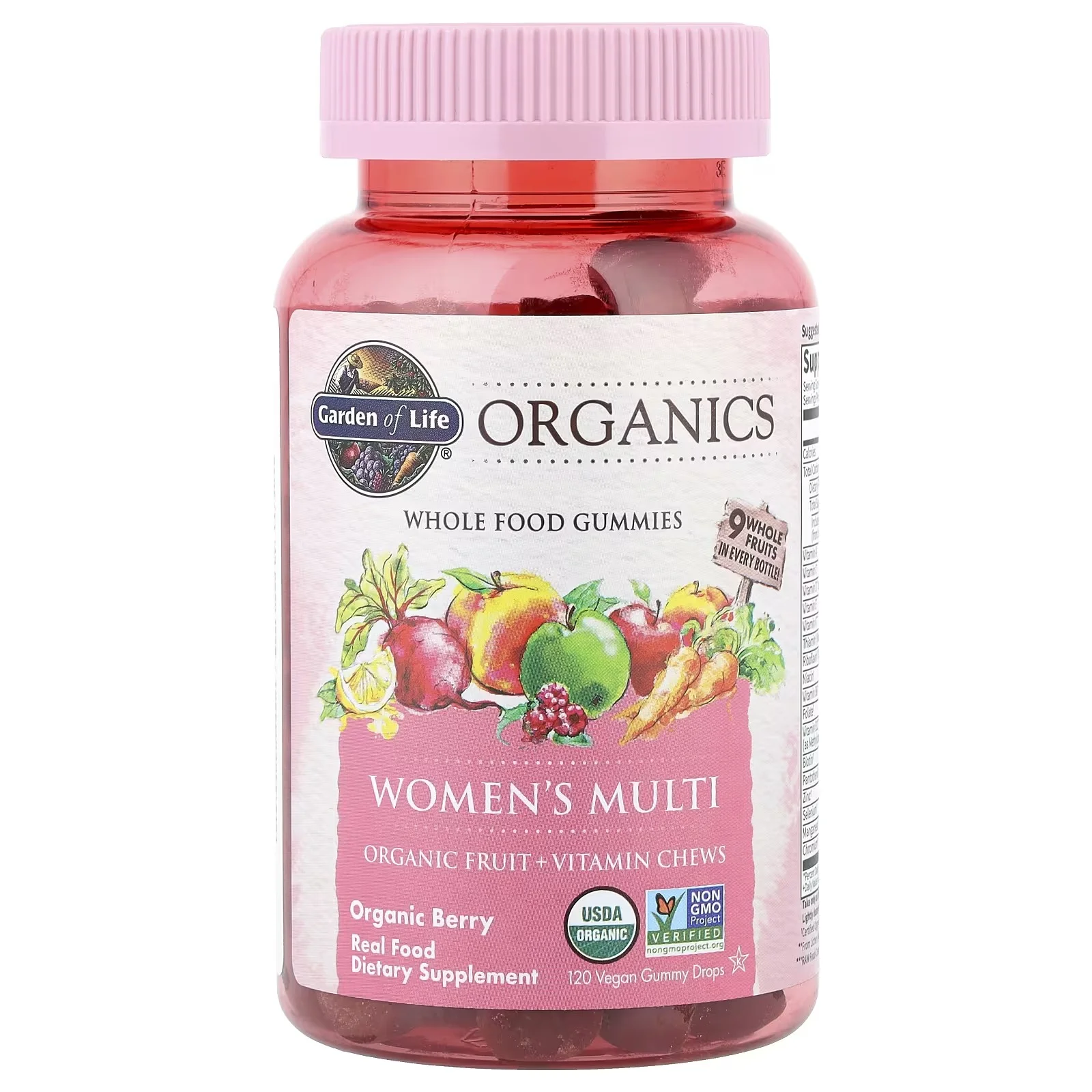 Garden of Life Mykind Women's Multi Gummies, Berry