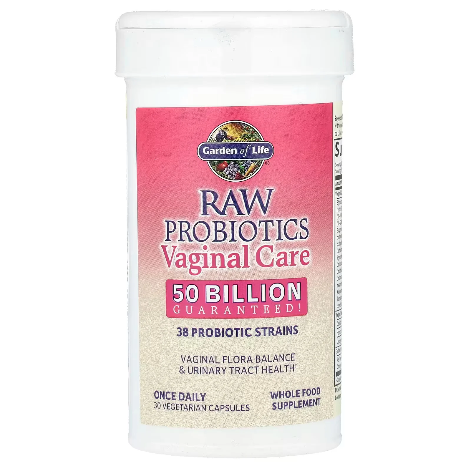Garden of Life Raw Probiotics Vaginal Care (Shelf-Stable)
