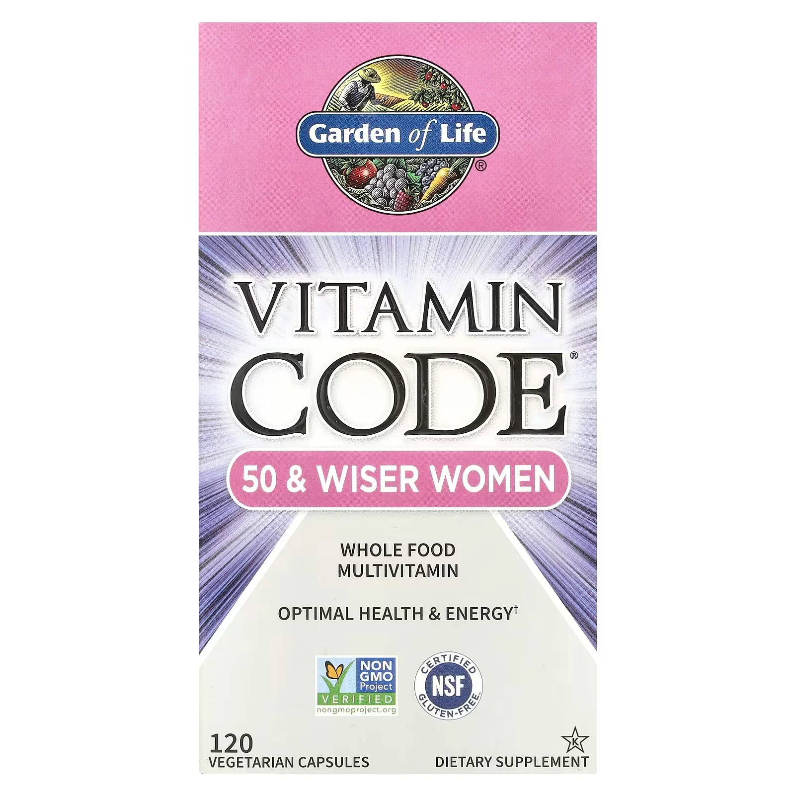Garden of Life Vitamin Code 50 & Wiser Women