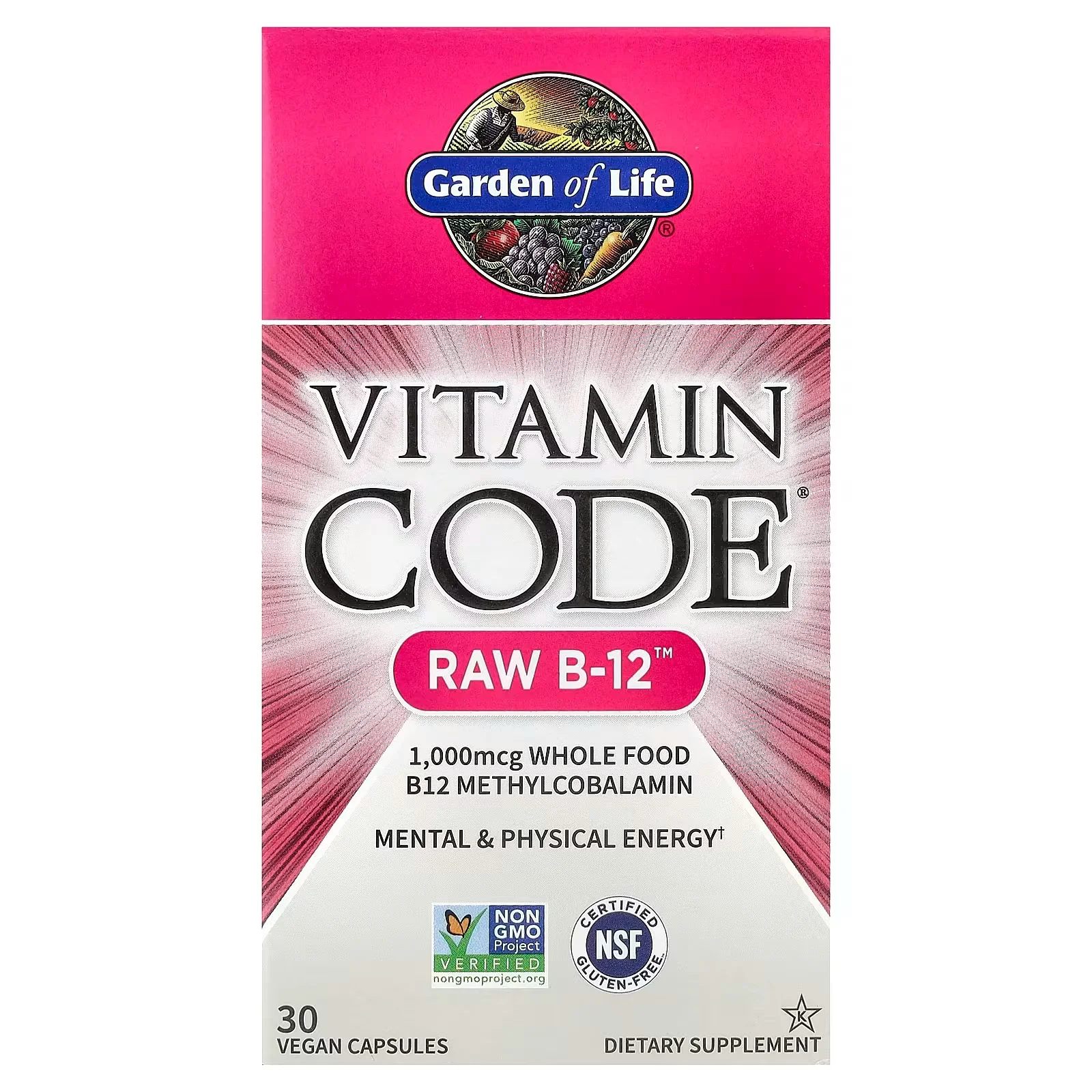 Garden of Life Vitamin Code Raw B-12