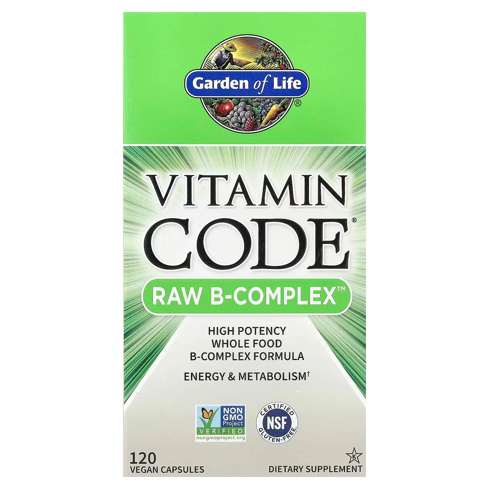 Garden of Life Vitamin Code Raw B-Complex