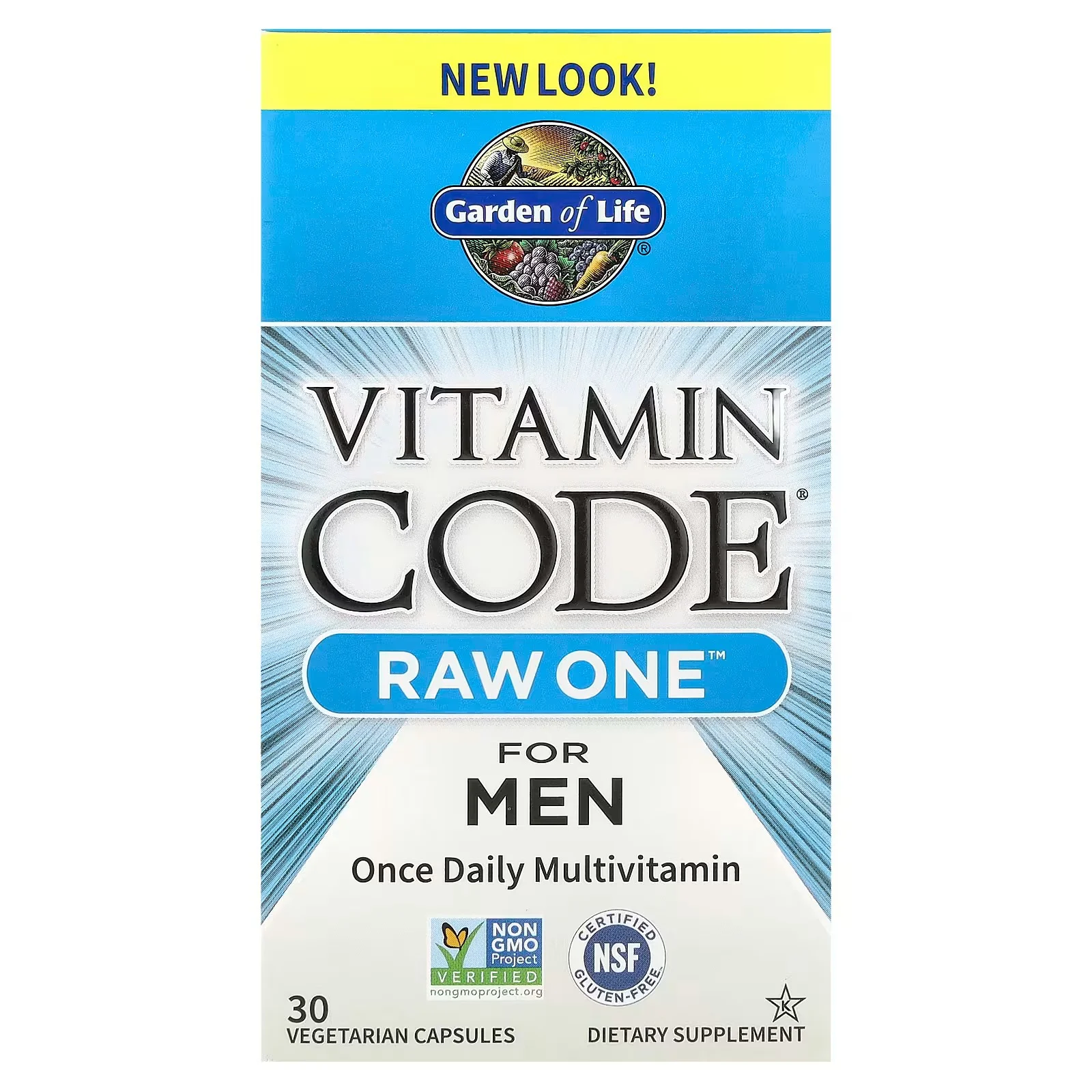Garden of Life Vitamin Code Raw One for Men