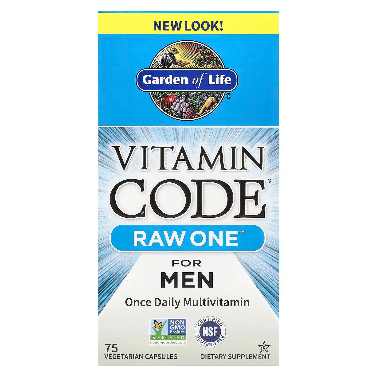 Garden of Life Vitamin Code RAW ONE for Men