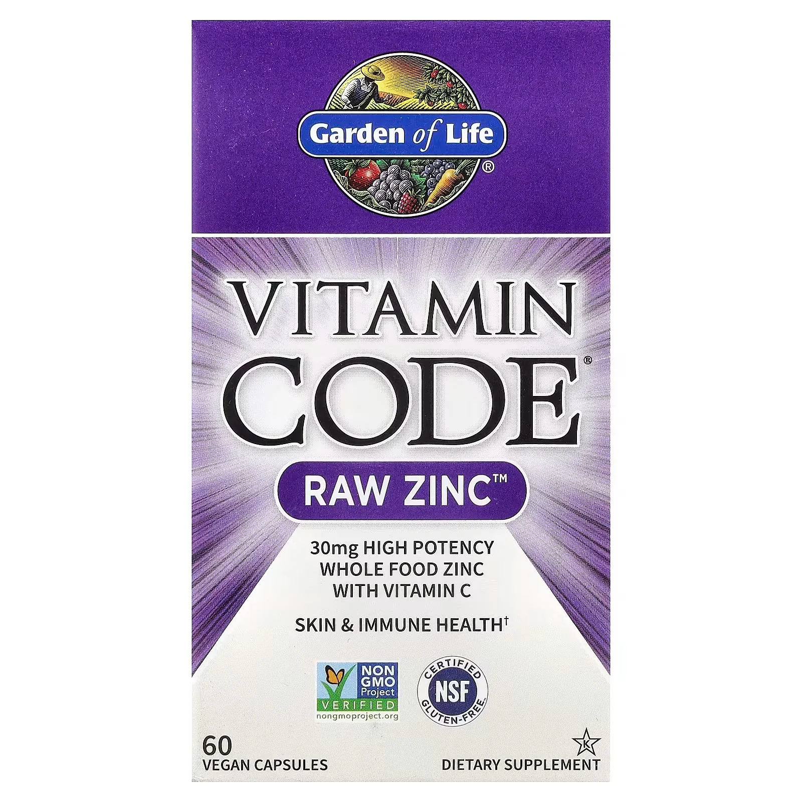 Garden of Life Vitamin Code Raw Zinc