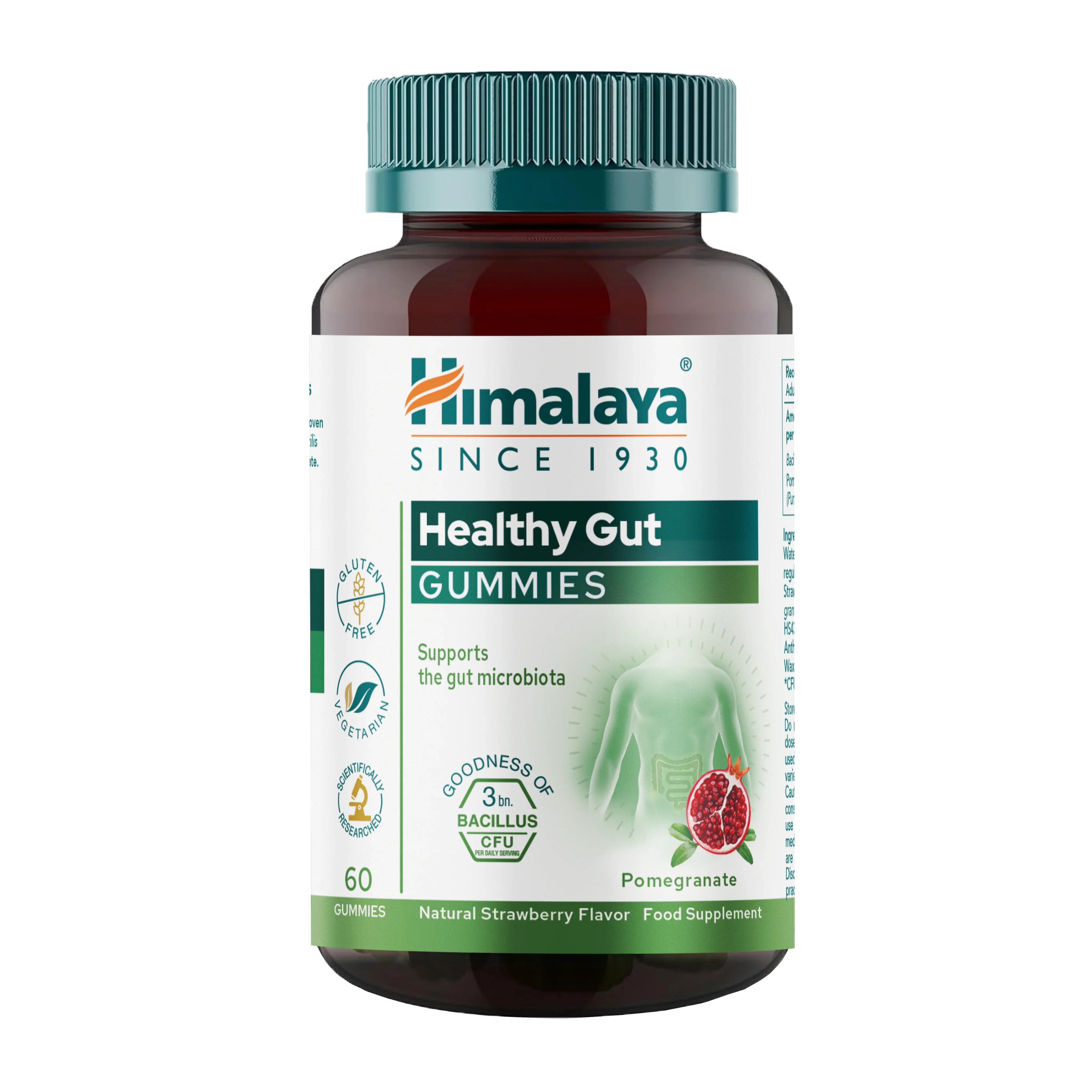 Himalaya Healthy Gut Gummies, Natural Strawberry
