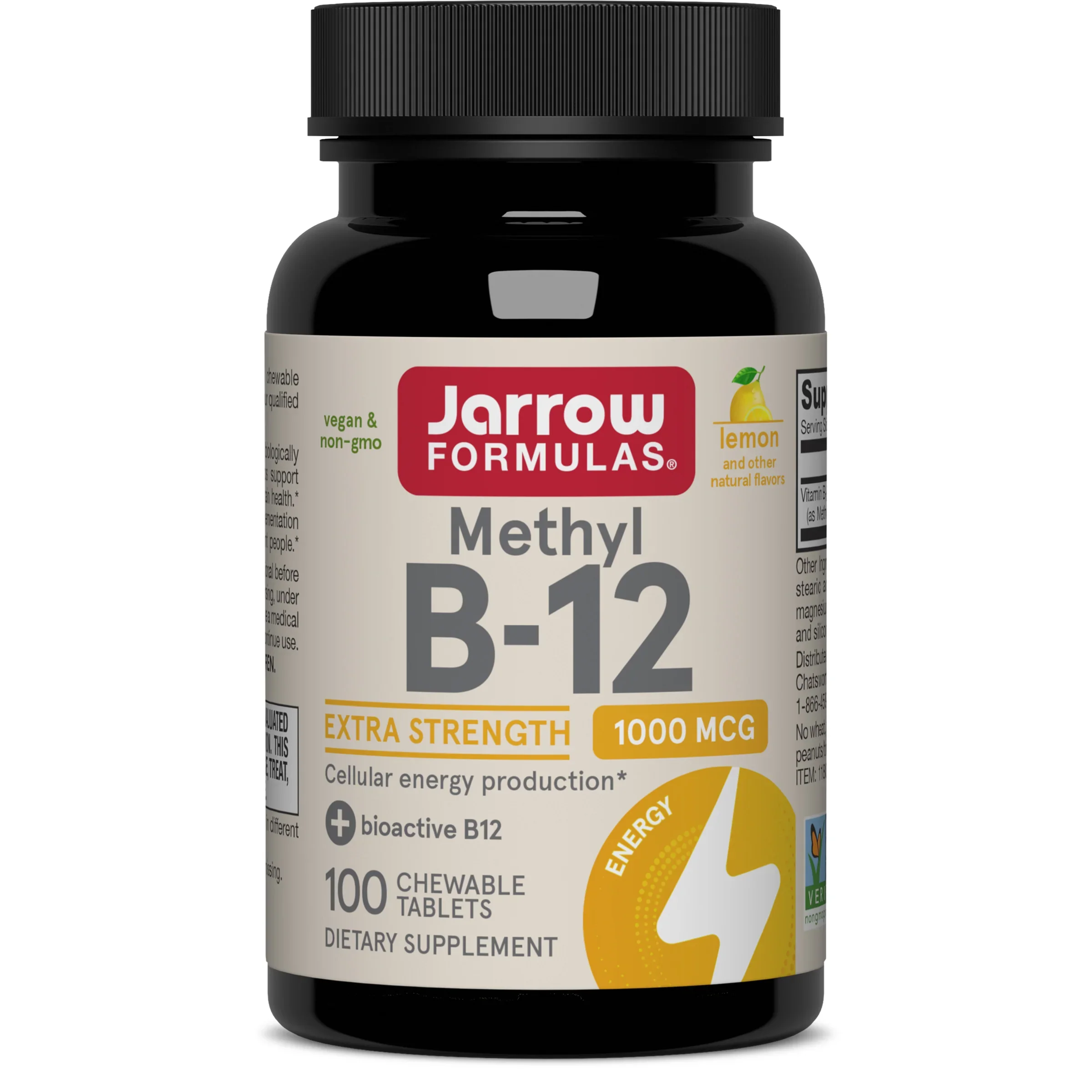 Jarrow Formulas Methyl B-12 - 1000mcg (Lemon)