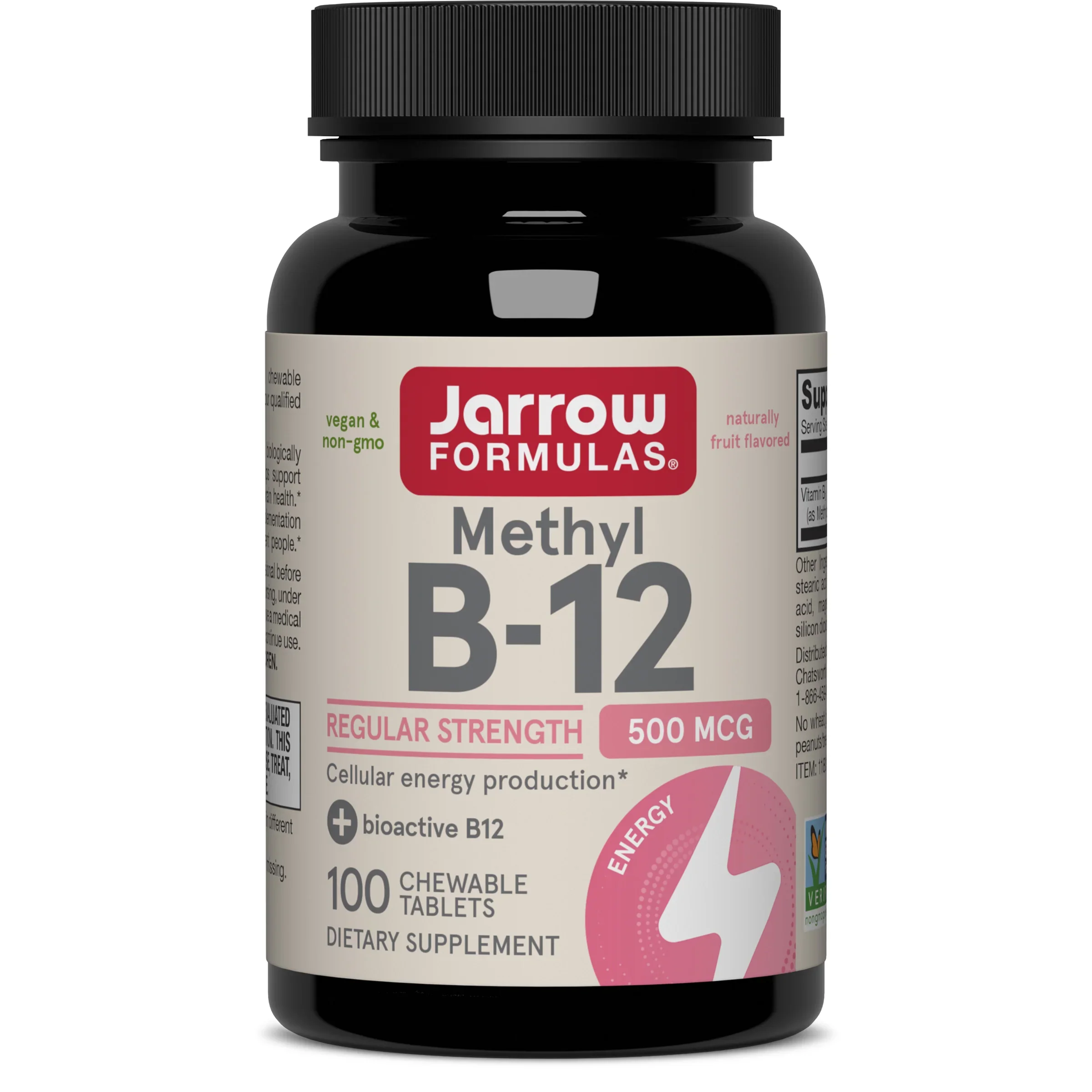 Jarrow Formulas Methyl B-12 - 500mcg (Cherry)